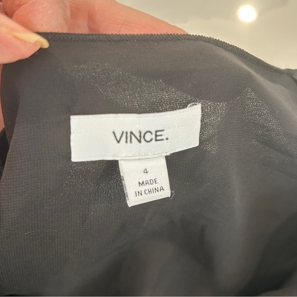 NWOT Vince 100% Silk Pintuck Tunic Dress - Picture 11 of 11